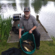 Recent match winner Steve Horner with his 140lb 10oz caught on pole & paste