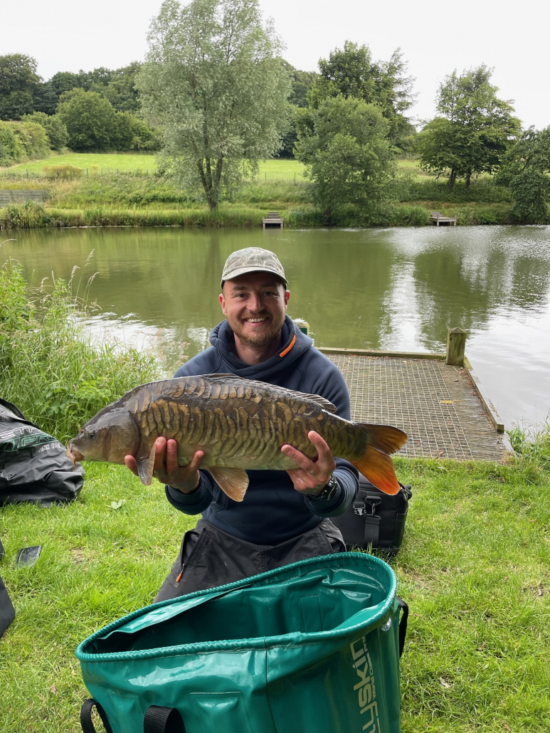 Stuart Knox with his 10lb 8oz match carp